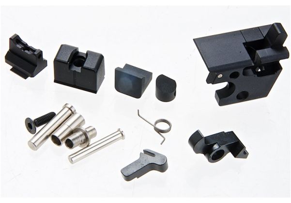 EMG Hi Capa GBB エアソフトガン SI 2011 フレームキット (CNC、ブラック、Strike Industries ライセンス)