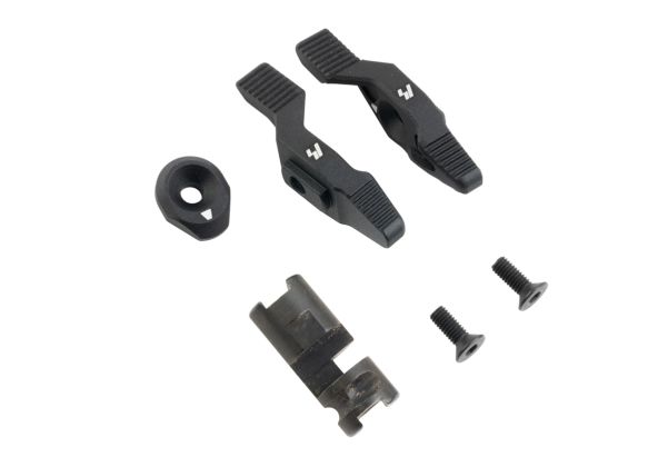 EMG Strike Industries CNC 両利き用セレクターースイッチ 東京マルイ MWS GBBR用 - ブラック (G&P製)