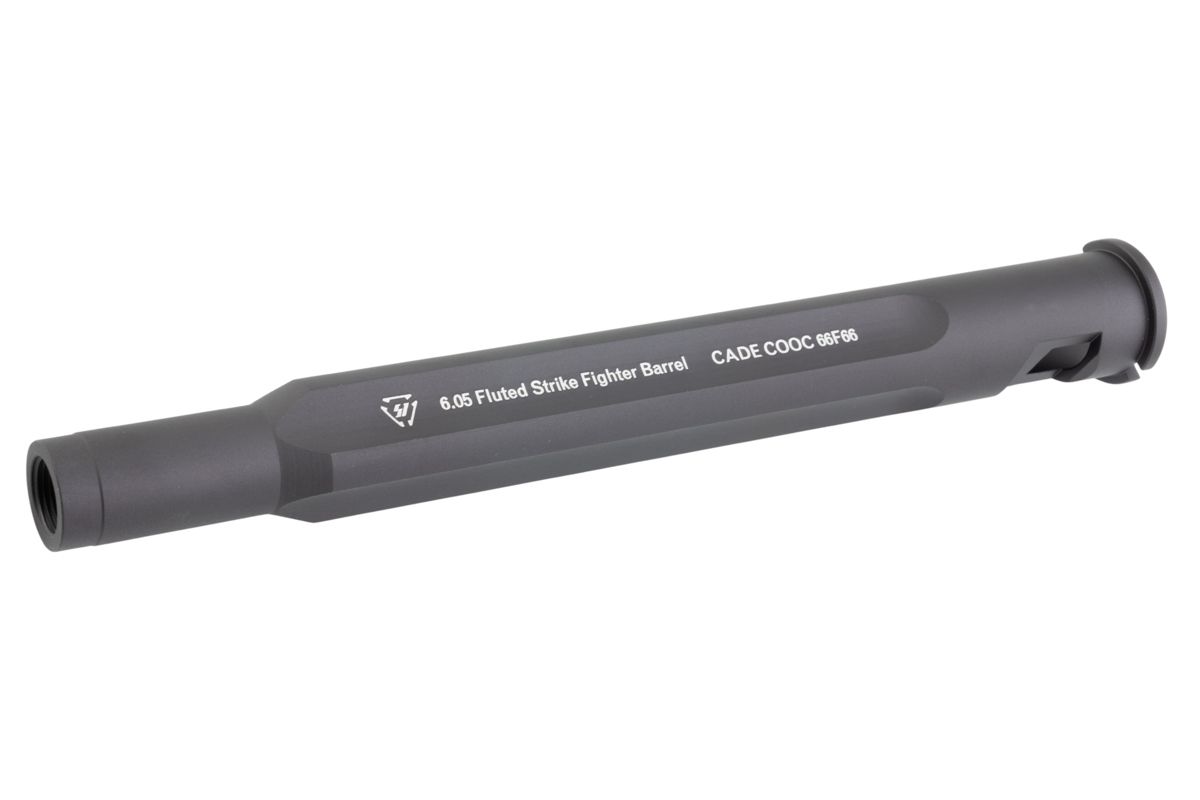 EMG Strike Industries フルートアウターバレル (9.7インチ) 東京マルイ MWS GBBR用 - BK (G&P製)