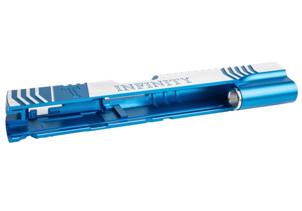 Gunsmith Bros インフィニティレンジャーズ Tokyo Marui ハイキャパ GBB ピストル用 シングルGBBスライド - ブルー 2トーン