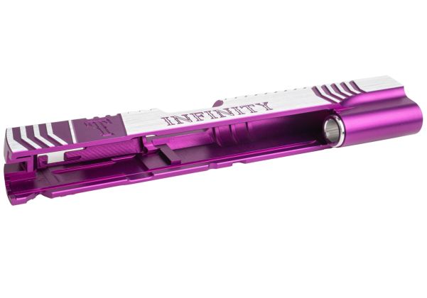 Gunsmith Bros インフィニティレンジャーズ Tokyo Marui ハイキャパ GBB ピストル用 シングルGBBスライド - 紫 2トーン