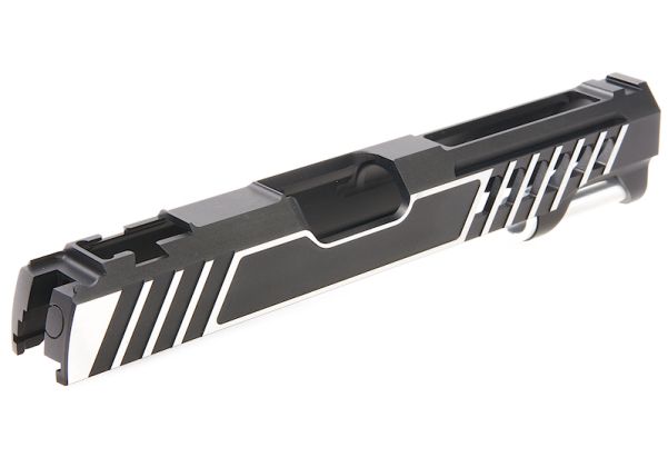 Gunsmith Brosデザイン ウルトラライト / 軽量(けいりょう)シングルGBBスライド Tokyo Marui ハイキャパ GBBシリーズ用 - 2トーン