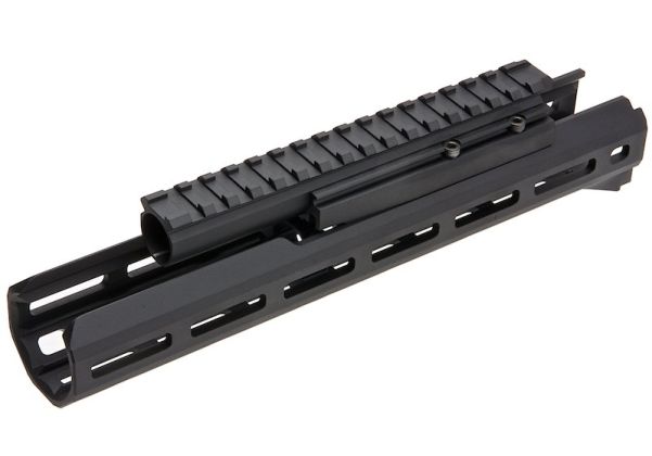 Hephaestus AKハンドガードセット(10.5インチ、M-Lok)GHK/LCT AK用レイル付きガスチューブ付き(タイプIIIハードコートアルマイト処理)