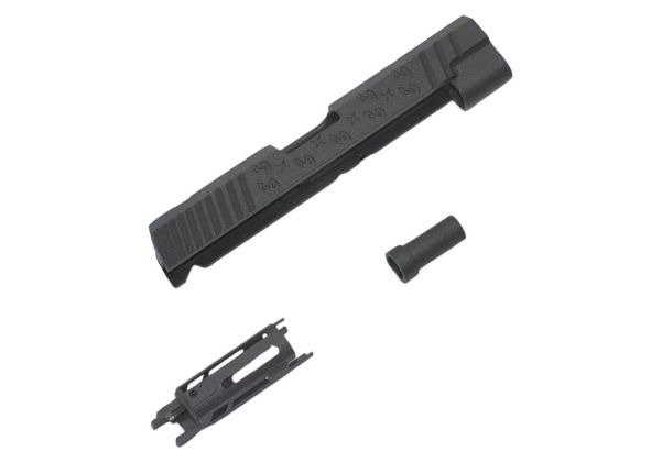 Hypertek Hi Capa 3Dプリント SVスタイル オープン 4.3インチ ハイブリッドGBBスライド - BK