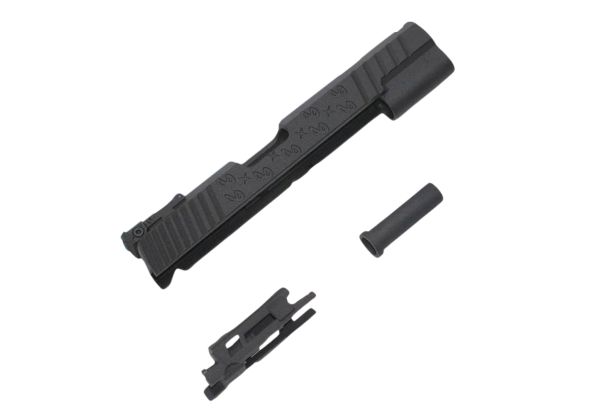 Hypertek Hi Capa 3Dプリント SVスタイル スタンダード 5.1インチ GBBスライド - BK