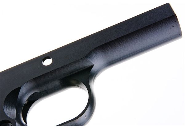 KUNG FU Airsoft Tokyo Marui M1911 GBB ロアフレーム (CNCアルミニウム / アルミ、ブラック)