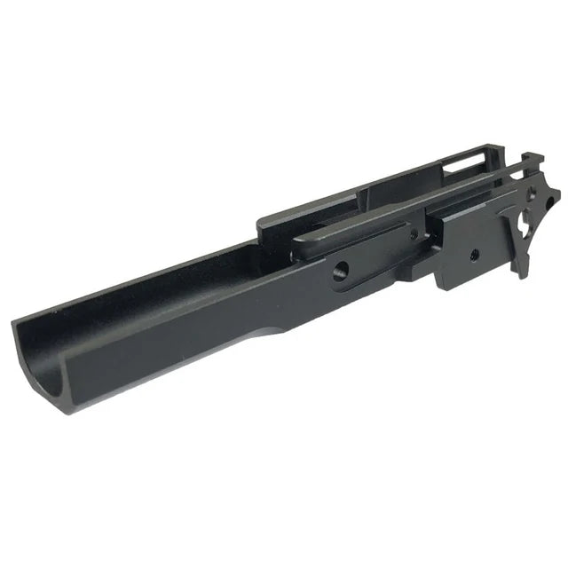 Kung Fu Airsoftアルミミドルフレーム マルイ ハイキャパ 5.1 Airsoft用 (KF51-304) - ブラック