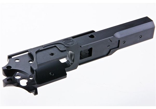 KUNG FU Airsoft Tokyo Marui ハイキャパ 5.1 GBB ミドルフレーム - (CNC アルミニウム / アルミ、ブラック)