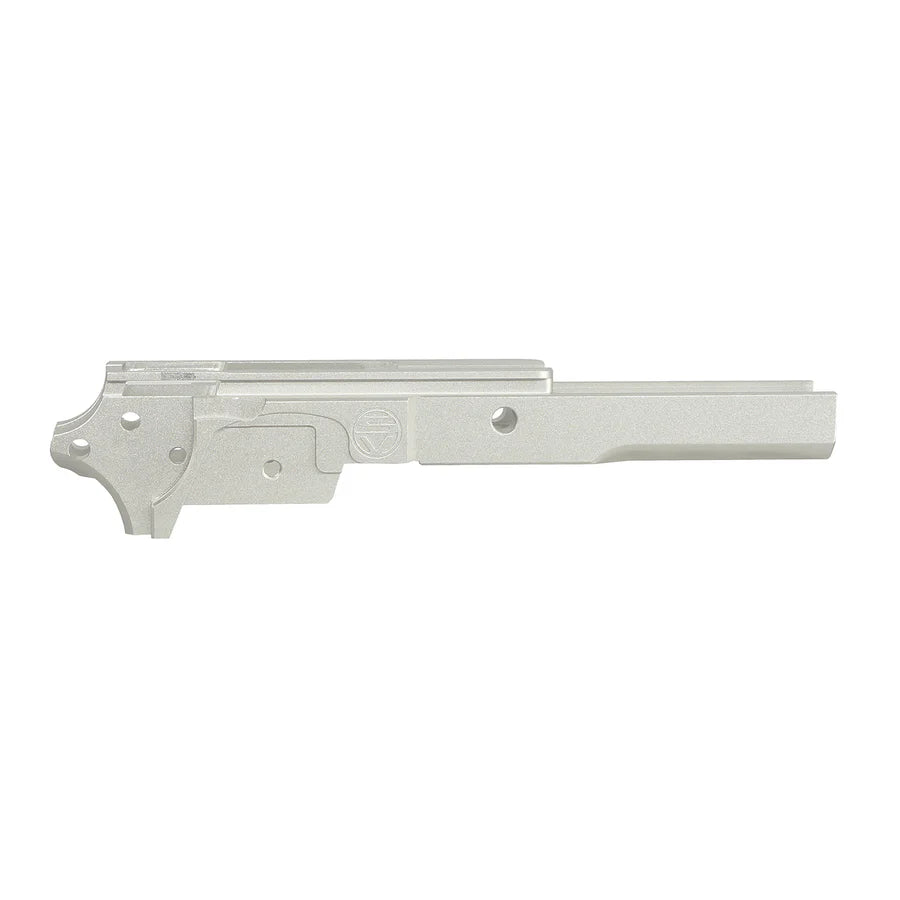 Kung Fu Airsoftアルミミドルフレーム マルイ ハイキャパ 5.1 Airsoft用 (KF51-304) - 銀(ぎん)