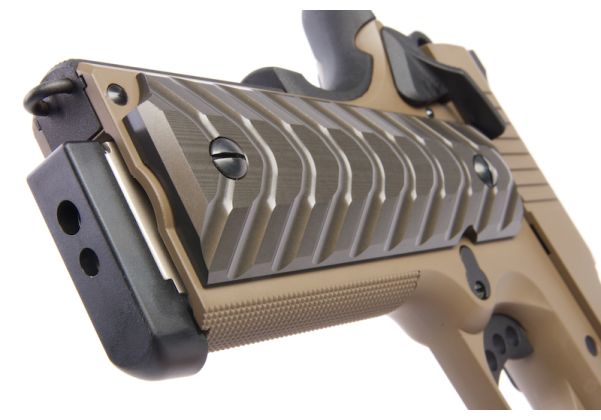 KJ Works 1911 KP-16 GBB エアソフトピストル - ダークアース