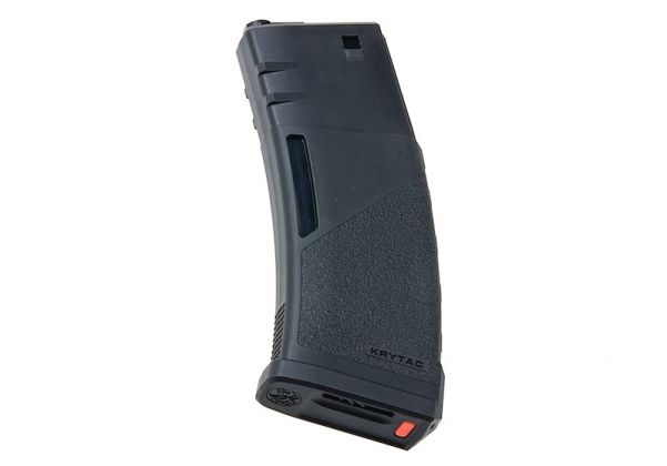 KRYTAC M4 マガジン (ポリマー製、450発 AEG マガジン) - ブラック