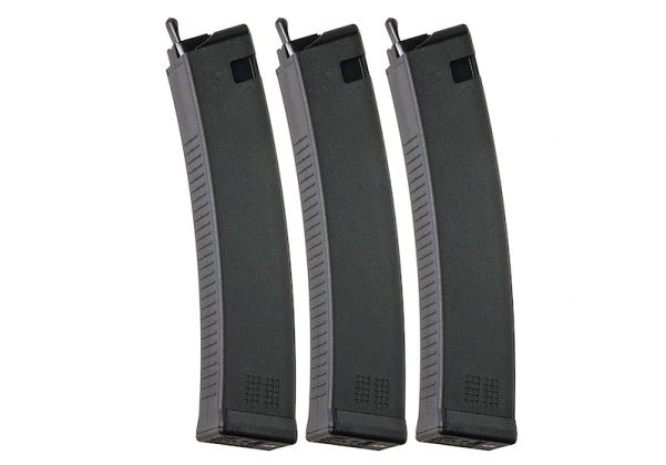 KWA QRF MOD.1 マガジン(80発装填な電動ガン用マガジン、3個セット)