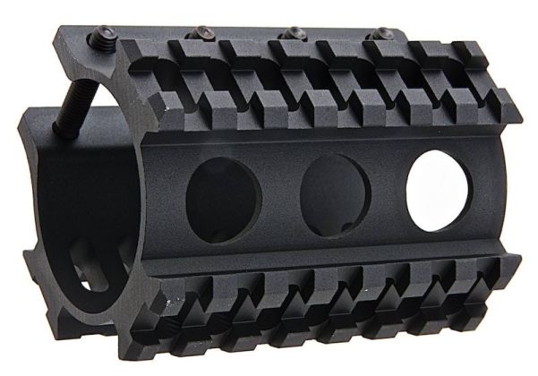 LCT AS VAL / VSS 75mm サプレッサーレイル - ブラック
