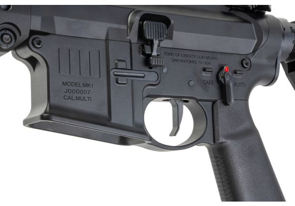 Lancer Tactical SOLGW ライセンス取得済み MK1 CAR 11.5インチ 5.56 MWS GBB エアソフトガン (Toxicant製) - ブラック (#TAAS)