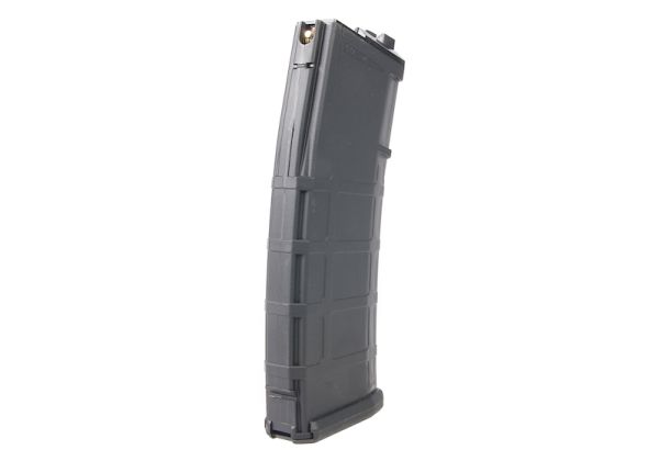 WE MSK グリーンガスマガジン (30発エアソフトM4マガジン) - ブラック