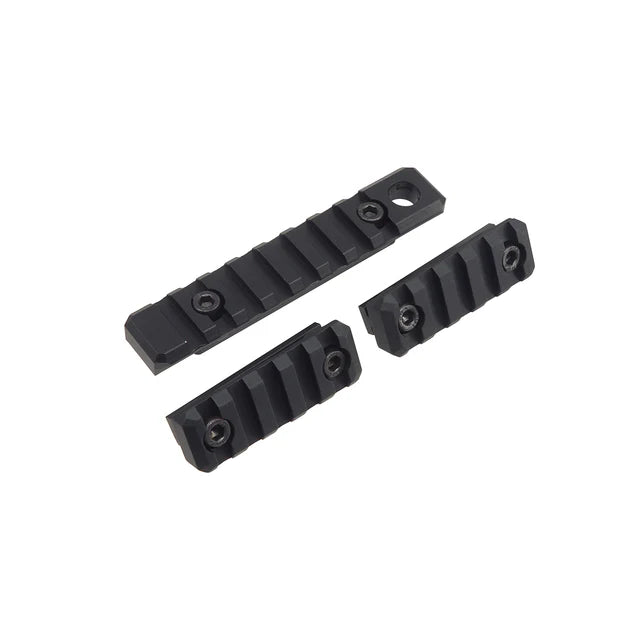 MIC M7A1 スタイル バトルレイル TRX ハンドガード AR / M4 シリーズ用 (MIC-TRX) - ブラック, 7.6インチ