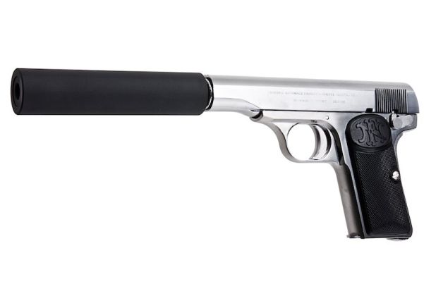 MARUSHIN ブローニング M1910 秘密エージェント モデルガン - シルバー