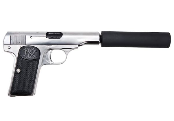 MARUSHIN ブローニング M1910 秘密エージェント モデルガン - シルバー