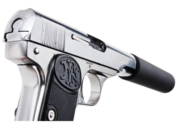 MARUSHIN ブローニング M1910 秘密エージェント モデルガン - シルバー