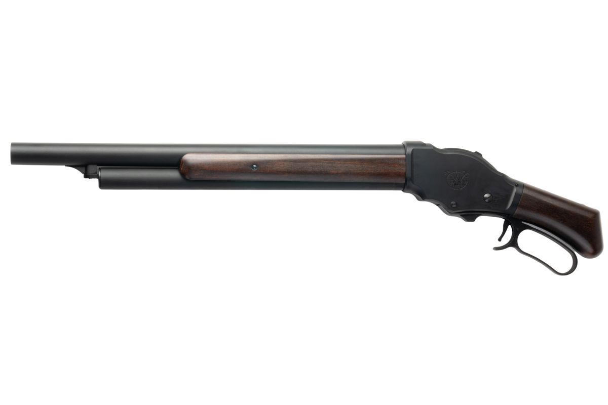 MARUSHIN M1887 ショートガスショットガン - 重量級マットブラックコーティング 木製ストック