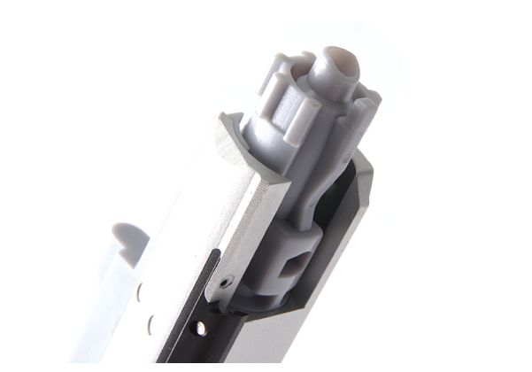 G&P MWS 鍛造アルミ コンプリートボルトキャリアグループセット Tokyo Marui バッファーーチューブ用 - 銀(ぎん)