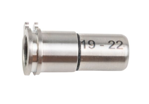 MAXX 調整可能エア密封(みっぷう)ノズル エアソフトガン AEG シリーズ用 (19mm - 22mm) CNC チタン