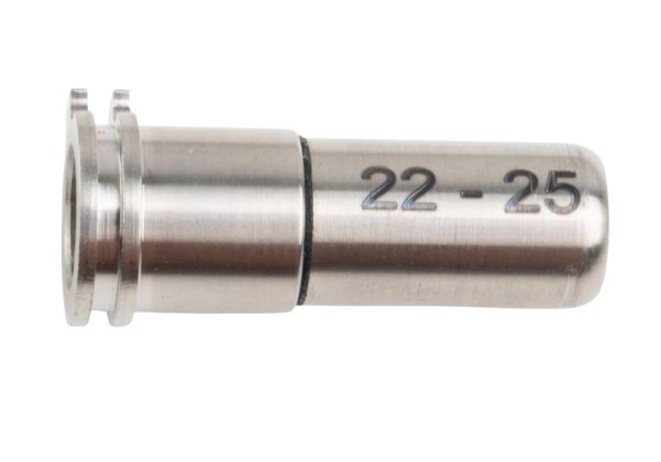 MAXX 調整可能エア密封(みっぷう)ノズル エアソフトガン AEG シリーズ用 (22mm - 25mm) CNC チタン