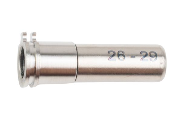 MAXX 調整可能エア密封(みっぷう)ノズル エアソフトガン AEG シリーズ用 (26mm - 29mm) CNC チタン