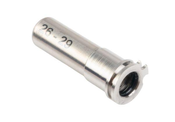 MAXX 調整可能エア密封(みっぷう)ノズル エアソフトガン AEG シリーズ用 (26mm - 29mm) CNC チタン
