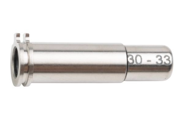 MAXX 調整可能エア密封(みっぷう)ノズル エアソフトガン AEG シリーズ用 (30mm - 33mm) CNC チタン