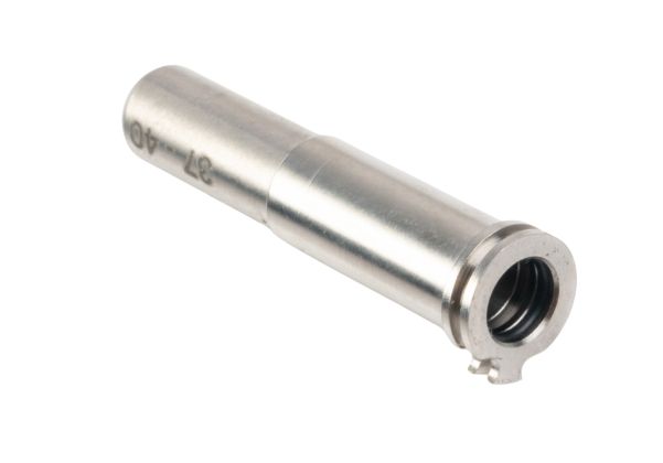 MAXX 調整可能エア密封(みっぷう)ノズル エアソフトガン AEG シリーズ用 (37mm - 40mm) CNC チタン