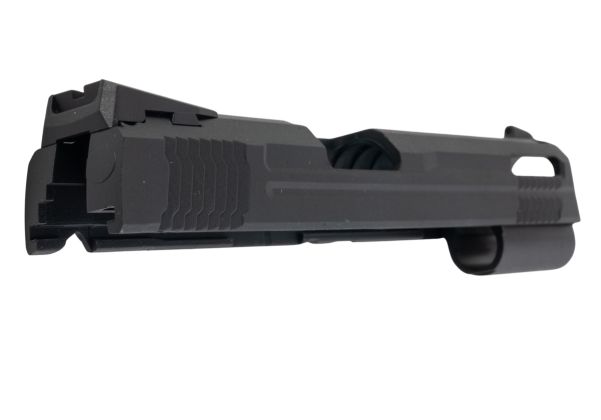 Nine Ball Tokyo Marui ハイキャパ 5.1 GBB カスタムGBBスライド「デュランダル」 - ブラック