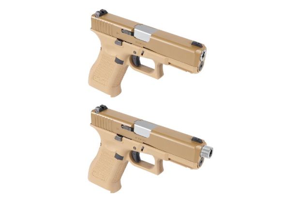 Nine Ball VFC Glock 19x GBB エアソフト ノンリコイル 2ウェイ アウターバレル 14mm CCW アダプターー付き - SV