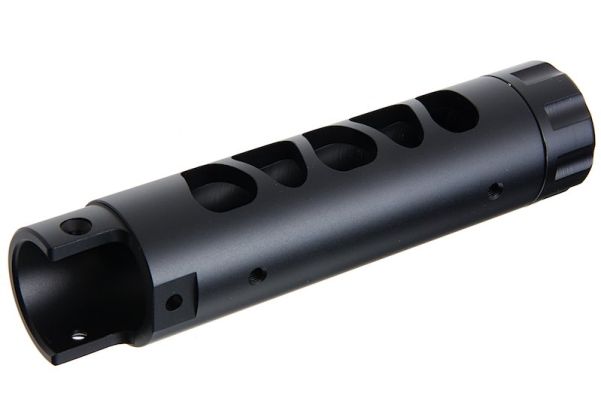 Narcos Airsoft Action Army AAP01 GBB エアソフト フロントバレルキット (タイプ3) (CNCアルミニウム / アルミ 6061) - ブラック