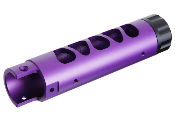 Narcos Airsoft Action Army AAP01 GBB エアソフト フロントバレルキット (タイプ3) (CNCアルミニウム / アルミ 6061) - 紫