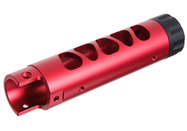 Narcos Airsoft Action Army AAP01 GBB エアソフト フロントバレルキット (タイプ3) (CNCアルミニウム / アルミ 6061) - 赤