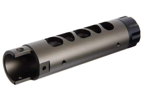 Narcos Airsoft Action Army AAP01 GBB エアソフト フロントバレルキット (タイプ3) (CNCアルミニウム / アルミ 6061) - チタングレー