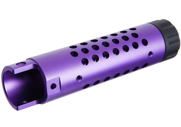 Narcos Airsoft Action Army AAP01 GBB エアソフト フロントバレルキット (タイプ4) (CNCアルミニウム / アルミ 6061) - 紫