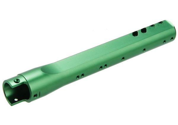 Narcos Airsoft Action Army AAP01 GBB エアソフト フロントハンターバレルキット (CNCアルミニウム / アルミ 6061) - グリーン