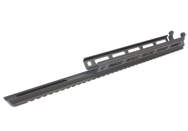 Nitro.Vo トップレイル MLOK ハンドガード Tokyo Marui M870 ブリーチャー用 - ブラック