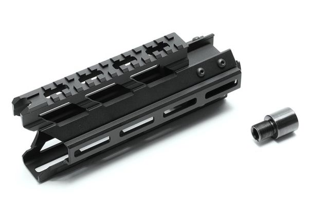 Nitro.Vo M-LOK レイルハンドガード Tokyo Marui STEYR HC AEG用 - BK