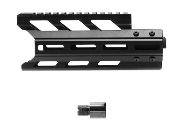 Nitro.Vo M-LOK レイルハンドガード Tokyo Marui STEYR HC AEG用 - BK