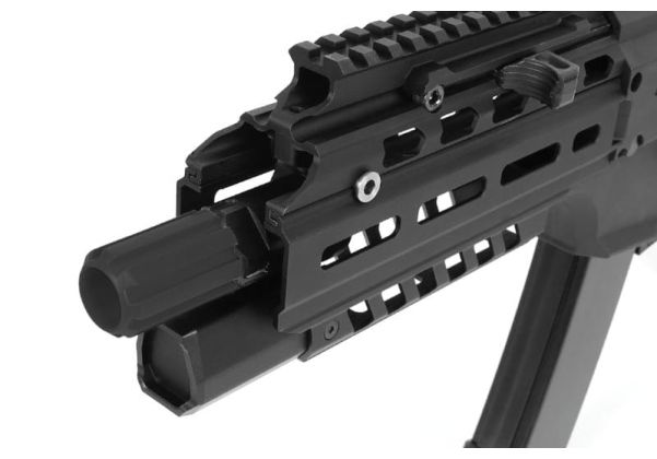 Nitro.Vo ASG CZ Scorpion EVO3 A1 Rapid M-Lok ハンドガード - ブラック