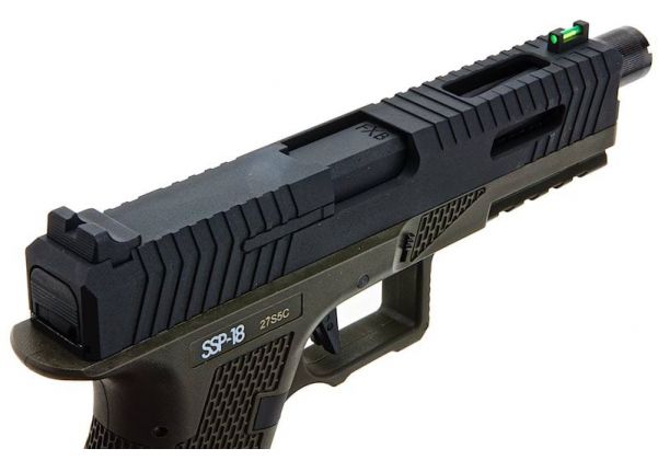 NOVRITSCH SSP18 CO2 GBB エアソフト ピストル - グリーン