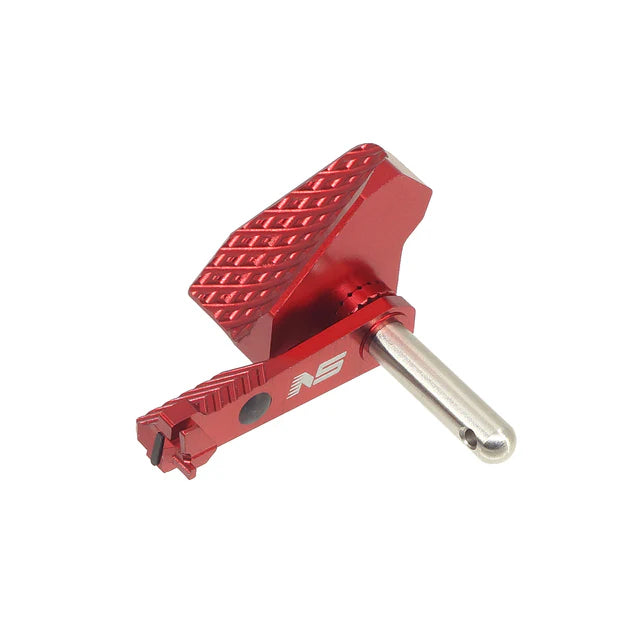 NexxSpeed CNC スライドストップ サムレスト付き 左 マルイ ハイキャパ エアソフトガン用 (NS-TRHI) - ブラック