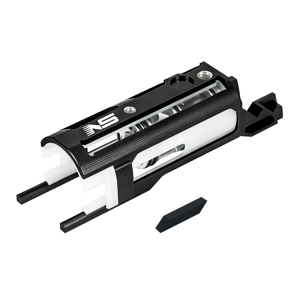 NexxSpeed CNC 7075 アルミ ブローバック ユニット マルイ ハイキャパ エアソフトガン用 (NS-BBHI) - ブラック