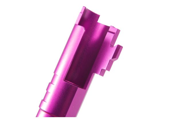 Airsoft Masterpiece HI-CAPAアウターバレル .45 ス赤アルミ - 紫