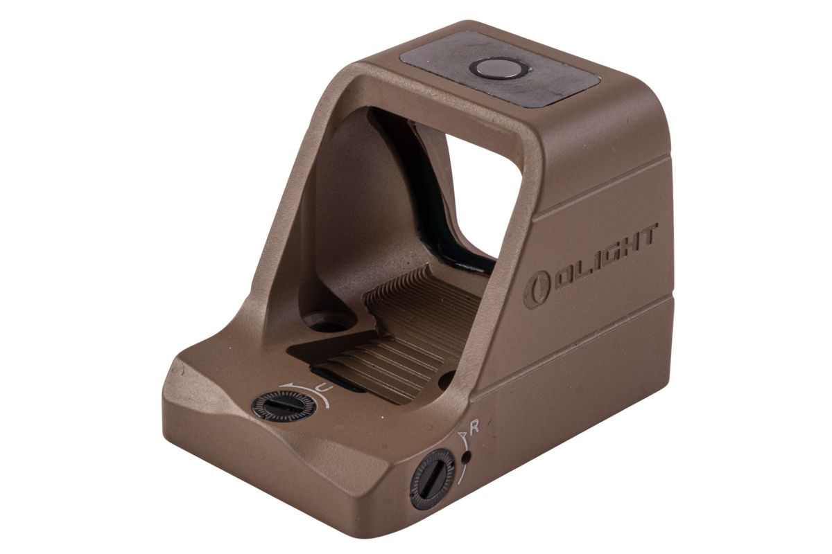 OLIGHT Osight 充電式リフレックスグリーンドットサイト(3MOA、マグネット式充電カバー付き) - FDE