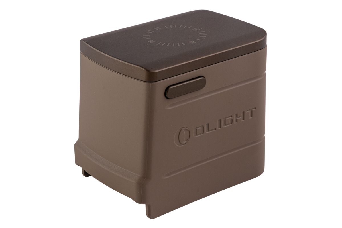 OLIGHT Osight 充電式リフレックスグリーンドットサイト(3MOA、マグネット式充電カバー付き) - FDE