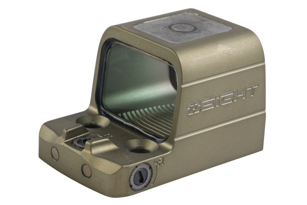 OLIGHT Osight S マルチレティクルリフレックスサイト(マグネット充電カバー付き)(2 MOAドット&32 MOAサークル) - OD